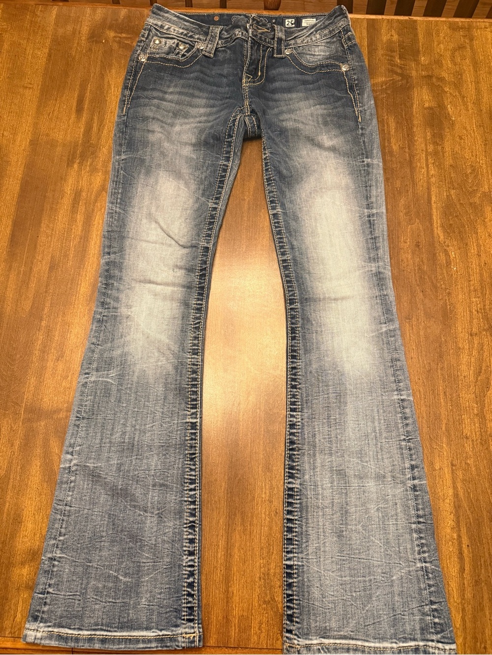 Women’s Miss Me Blue Bootcut Jeans